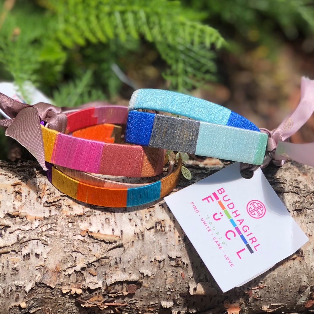 Bundle of BudhaGirl multicolor bracelets